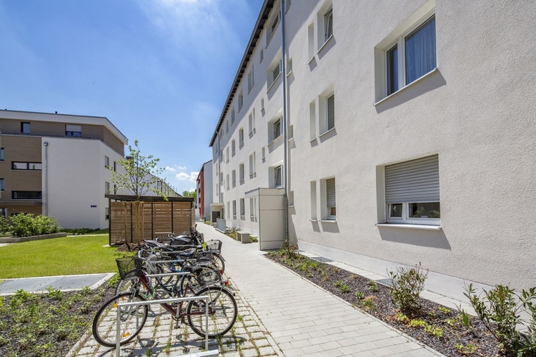 Mietwohnungen mit Tiefgarage Ingolstadt Innenhof