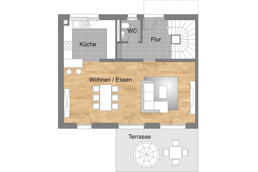 Haustyp 1 Erdgeschoss
